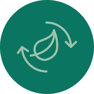 Eşsiz Yaprak Vektörü Kabartma Simgesi