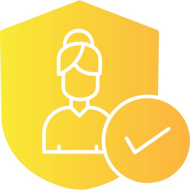 Dizin ikonu vektör illüstrasyonuna sahip bir adam