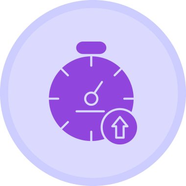 Saat simgesi vektör illüstrasyonu