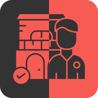 Teslimat. Web simgesi basit illüstrasyon