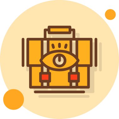 Göz. Web simgesi basit illüstrasyon