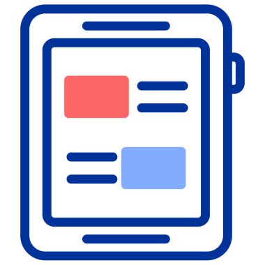 kitap web simgesi basit illüstrasyon