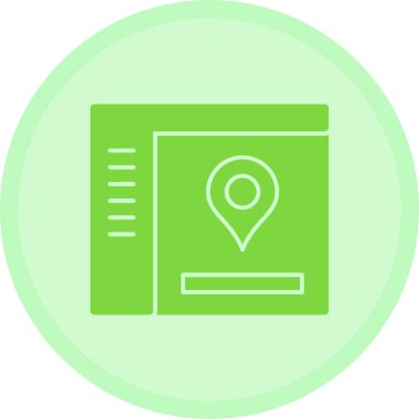 konum haritası konum simgesi doldurulmuş dış hat biçimi