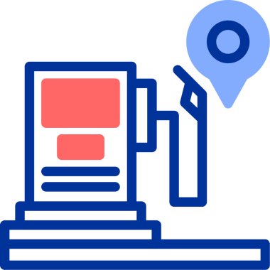 Harita. Web simgesi basit illüstrasyon