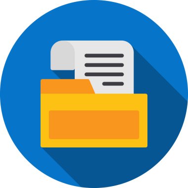 Dosya. Web simgesi basit illüstrasyon