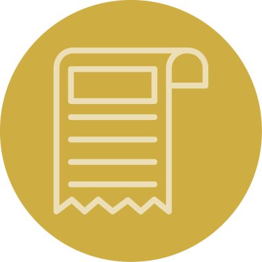 Belge simgesinin vektör illüstrasyonu