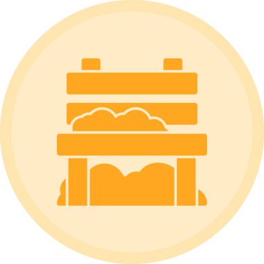 Bina. Web simgesi basit illüstrasyon