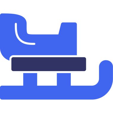 Sandalye. Web simgesi basit illüstrasyon