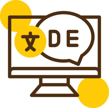 Ağ simgesi, para biriminin vektör illüstrasyonu