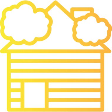 ev simgesi vektör illüstrasyonu