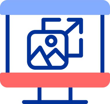 Kamera. Web simgesi basit illüstrasyon