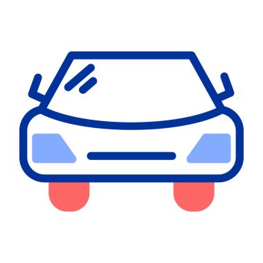 araba simgesi vektör illüstrasyonu