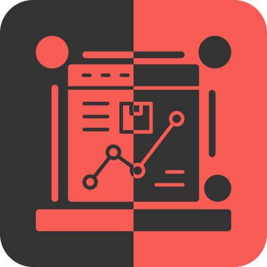 seo modern simgesinin vektör illüstrasyonu