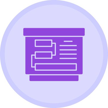 Web simgesi, web sayfasının vektör illüstrasyonu