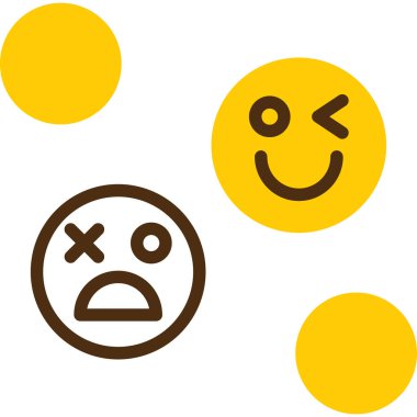 emoticon simgesi, vektör illüstrasyon tasarımı