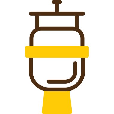 Kahve makinesi. Basit resimleme