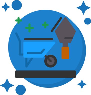 Alışveriş arabası web simgesi vektör illüstrasyonu