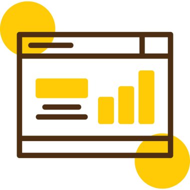 Bar çizelgesi. Web simgesi