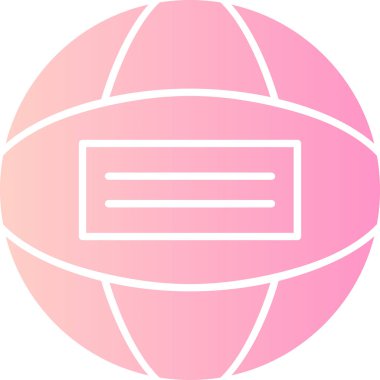 Küresel simge vektör illüstrasyonu