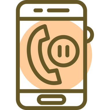 Cep telefonu. Basit resimleme