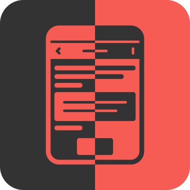 gazete simgesi vektör illüstrasyonu