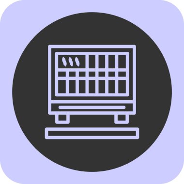 Modern b 'nin vektör illüstrasyonu eksik simgesi