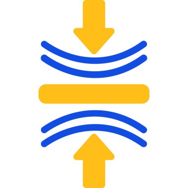 Mavi ve beyaz okların vektör illüstrasyonu