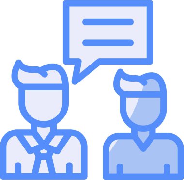 Sohbet tartışma simgesi tam taslak biçimi