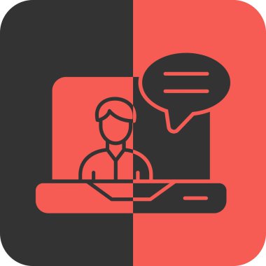 Konuşma balonu. vektör illüstrasyonu