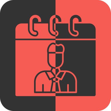 Adam simge illüstrasyon tasarım