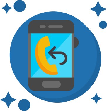 Çağrı merkezi düz vektör simgesi