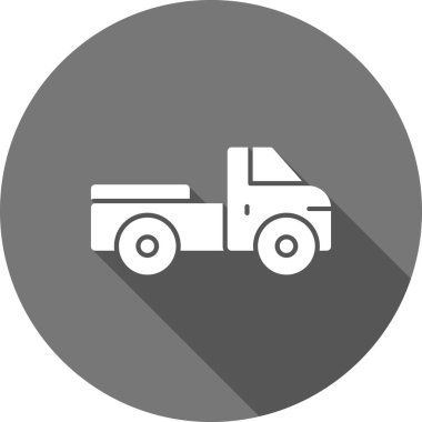 Kamyon. Web simgesi basit illüstrasyon
