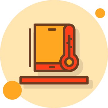 Akıllı telefon. Web simgesi basit illüstrasyon