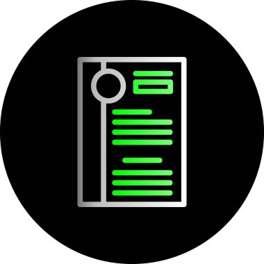 veri analizi. Basit simge