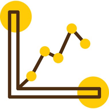 iş grafiği ikon vektör illüstrasyonu