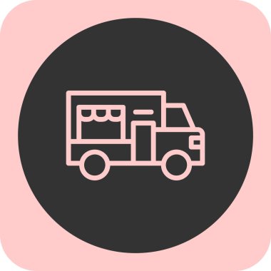 kamyon simgesi çizimi