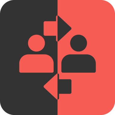 İş ve finans simgesinin vektör illüstrasyonu