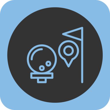 konum pin simgesi, vektör illüstrasyonu