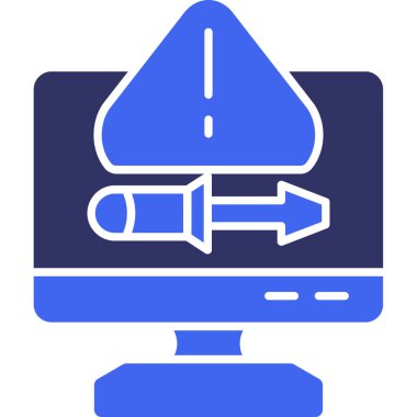 Uydu. Web simgesi basit illüstrasyon