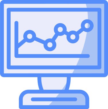 Grafik. Web simgesi basit illüstrasyon