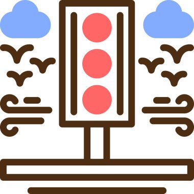 Bir simgenin vektör illüstrasyonu