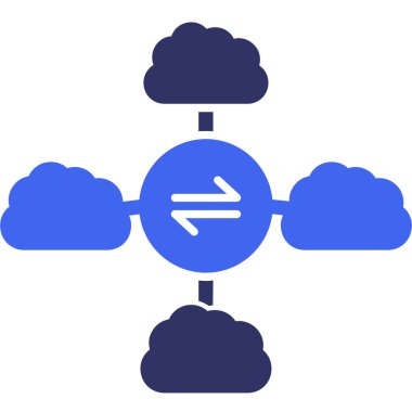 şebeke. Web simgesi basit illüstrasyon
