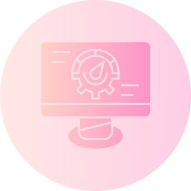 Seo simgesinin vektör illüstrasyonu