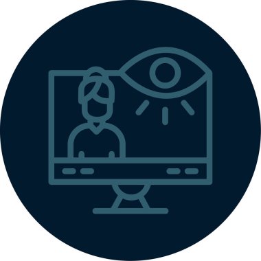 Internet güvenlik simgesi. vektör çizim