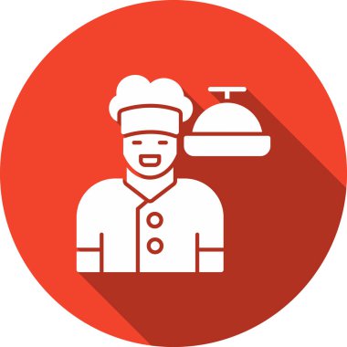 Garson. Web simgesi basit illüstrasyon