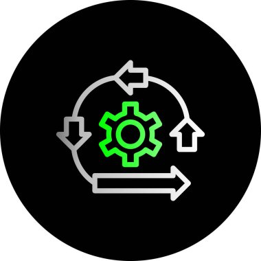 seo modern simgesinin vektör illüstrasyonu