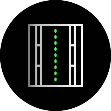 Kapı. Web simgesi basit illüstrasyon