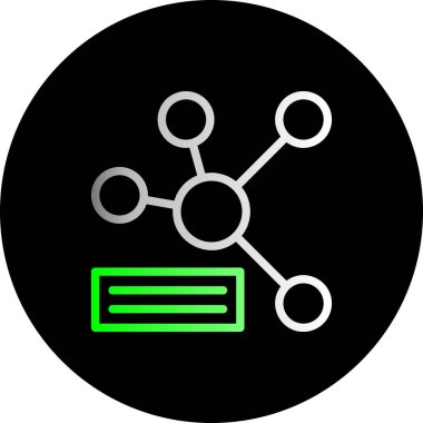 trend düz arkaplan içinde vektör seo simgesi