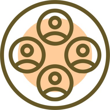 seo modern simgesinin vektör illüstrasyonu