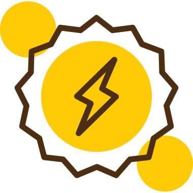 yıldırım vektör illüstrasyon